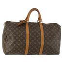LOUIS VUITTON Monogram Keepall 50 Boston Bag M41426 LV Auth 158082-1