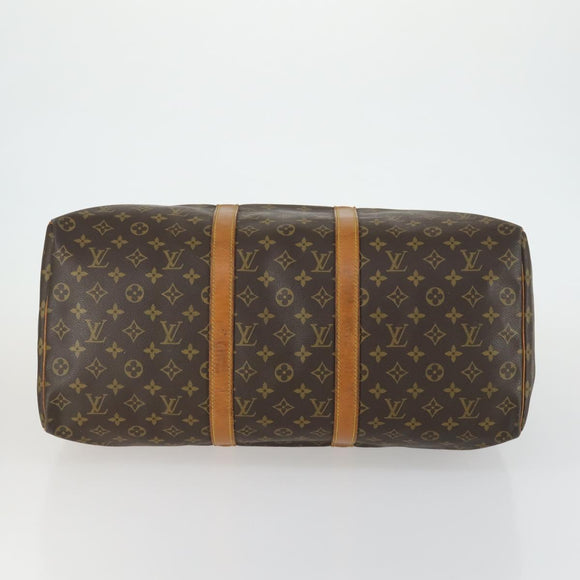 LOUIS VUITTON Monogram Keepall 50 Boston Bag M41426 LV Auth 158082