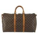 LOUIS VUITTON Monogram Keepall Bandouliere 50 Boston Bag M41416 LV Auth 158083-13