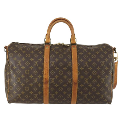 LOUIS VUITTON Monogram Keepall Bandouliere 50 Boston Bag M41416 LV Auth 158083 - 0