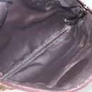 Christian Dior Trotter Canvas Tote Bag Beige Gold Auth 158084-16