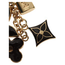 LOUIS VUITTON Porte Cles Pampilles Bag Charm Gold Tone M91929 LV Auth 158085V-3