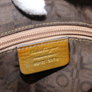 Salvatore Ferragamo Gancini Handtasche Wildleder Grün Silber Neu Original 158089-12