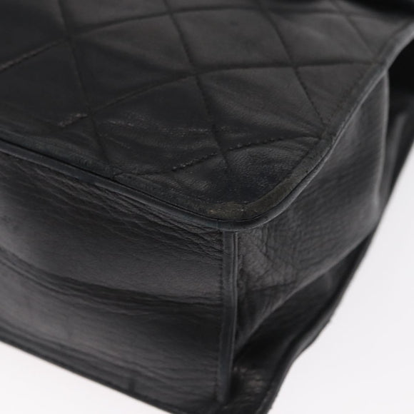 CHANEL Matelasse Handtas Lamsleer Zwart Goud CC Authentiek 158090