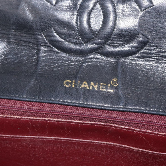 CHANEL Matelasse Handtas Lamsleer Zwart Goud CC Authentiek 158090