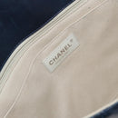 CHANEL Matelasse Chain Shoulder Bag Patent leather Navy Silver CC Auth 158096-19