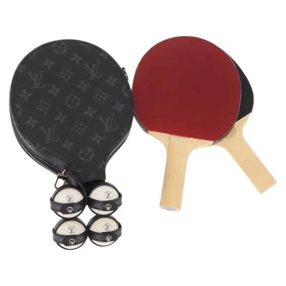 LOUIS VUITTON Monogram Eclipse Set Ping Pong James Club Case LV Auth 158098SM