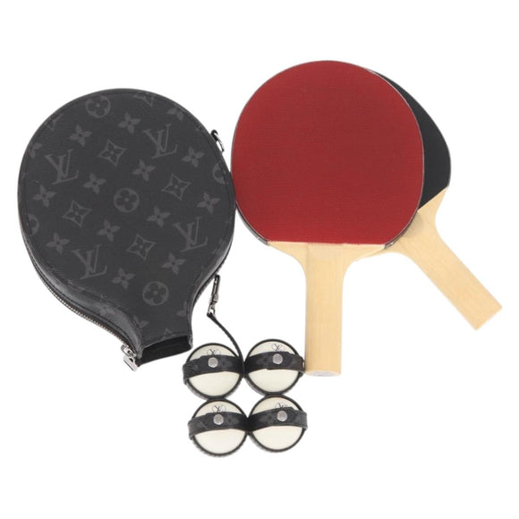LOUIS VUITTON Monogram Eclipse Set Ping Pong James Club Case LV Auth 158098SM