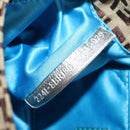 FENDI Zucchino Canvas Mamma Baguette Hand Bag Beige Gold Auth 158099SAV-11