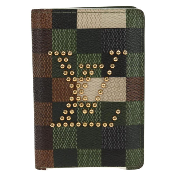 LOUIS VUITTON Damoflage Organizer De Poch Card Case M83165 LV Auth 158102SM