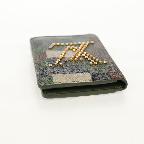 LOUIS VUITTON Damoflage Organizer De Poch Card Case M83165 LV Auth 158102SM