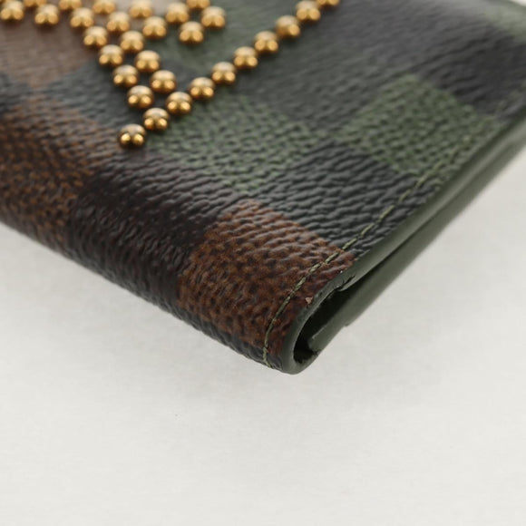 LOUIS VUITTON Damoflage Organizer De Poch Card Case M83165 LV Auth 158102SM