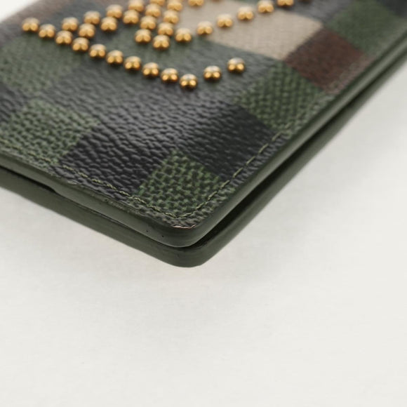 LOUIS VUITTON Damoflage Organizer De Poch Card Case M83165 LV Auth 158102SM