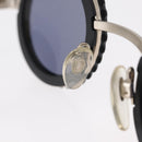 CHANEL Sunglasses metal Silver CC Auth 158103SAM-9