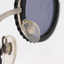 CHANEL Sunglasses metal Silver CC Auth 158103SAM-10