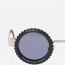 CHANEL Sunglasses metal Silver CC Auth 158103SAM-3