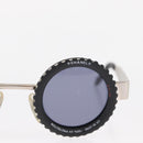 CHANEL Sunglasses metal Silver CC Auth 158103SAM-4
