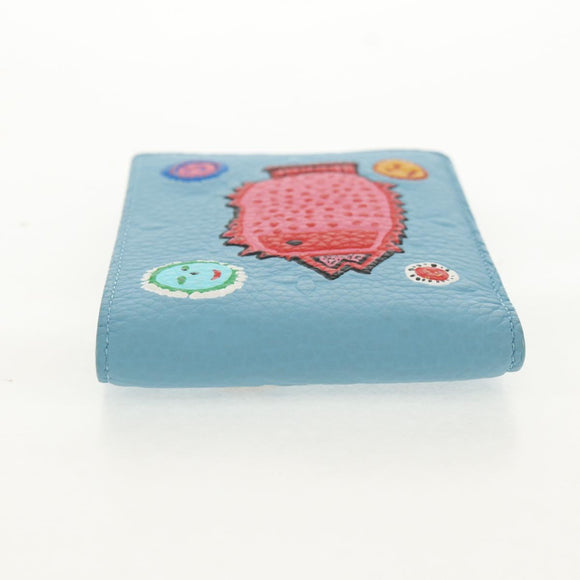 LOUIS VUITTON Yayoi Kusama Face Portefeuille Multripru M82087 LV Auth 158104SAM
