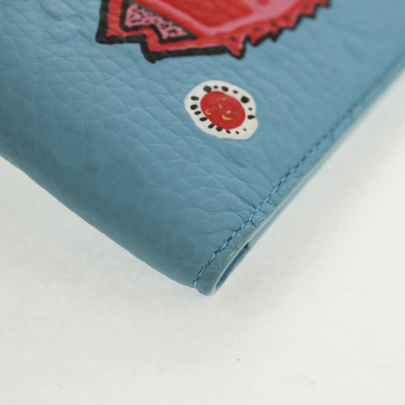 LOUIS VUITTON Yayoi Kusama Face Portefeuille Multripru M82087 LV Auth 158104SAM