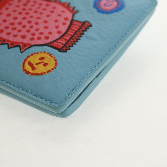 LOUIS VUITTON Yayoi Kusama Face Portefeuille Multripru M82087 LV Auth 158104SAM