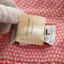 CHANEL COCO Button Wool Short Sleeve Jacket Tweed Red CC Auth 158107M-11