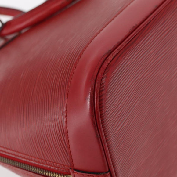 LOUIS VUITTON Epi Alma Hand Bag Castilian Red M52147 LV Auth 158108