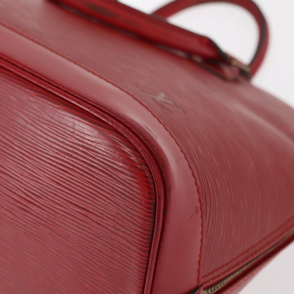 LOUIS VUITTON Epi Alma Hand Bag Castilian Red M52147 LV Auth 158108