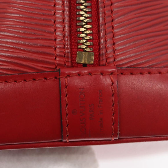 LOUIS VUITTON Epi Alma Hand Bag Castilian Red M52147 LV Auth 158108