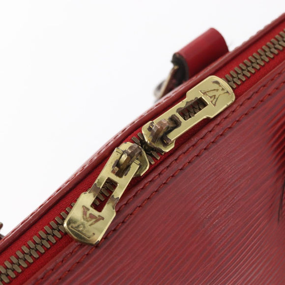 LOUIS VUITTON Epi Alma Hand Bag Castilian Red M52147 LV Auth 158108