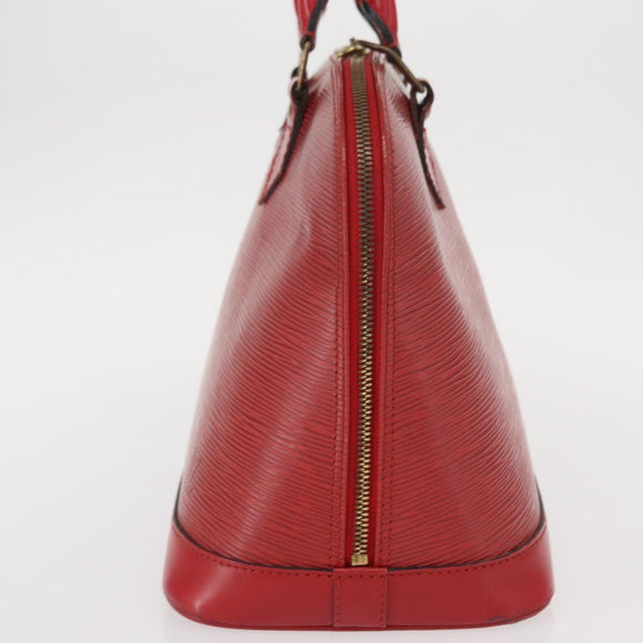 LOUIS VUITTON Epi Alma Hand Bag Castilian Red M52147 LV Auth 158108