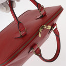 LOUIS VUITTON Epi Alma Hand Bag Castilian Red M52147 LV Auth 158108-6