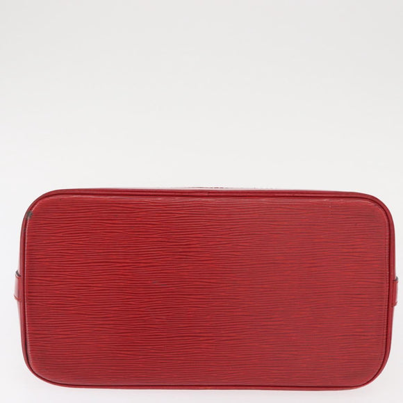 LOUIS VUITTON Epi Alma Hand Bag Castilian Red M52147 LV Auth 158108