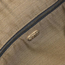 FENDI Zucca Canvas Vanity Bag Black Brown Auth 158112-19