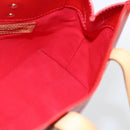 LOUIS VUITTON Monogram Vernis Reade PM Hand Bag Red Rouge M91088 LV Auth 158118-18