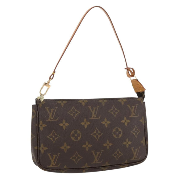 LOUIS VUITTON Monogram Pochette Accessoires Pouch M51980 LV Auth 158119