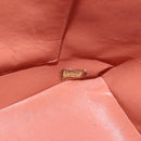 CHANEL Standard Tote Bag Patent leather Beige Silver CC Auth 158120-12