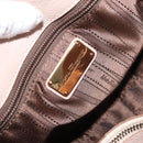 Salvatore Ferragamo Gancini Tote Bag Leer Roze Goud Origineel 158121-18