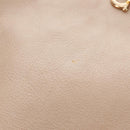 Salvatore Ferragamo Gancini Tote Bag Leer Roze Goud Origineel 158121-29