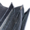 CELINE Horse Carriage Shoulder Bag Leather Black Gold Auth 158123-18