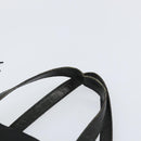 PRADA Tote Bag Nylon Black Gold Auth 158129-8