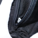 PRADA Hand Bag Nylon Black gold Auth 158131-12