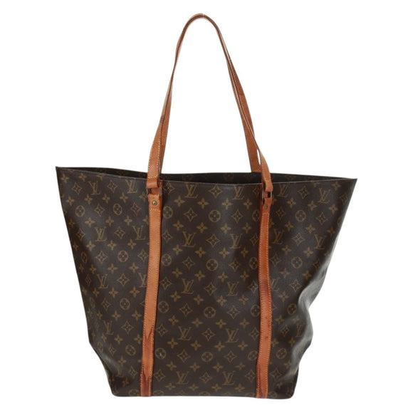 LOUIS VUITTON Monogram Sac Shopping Tote Bag M51108 LV Auth 158137