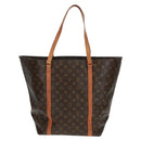LOUIS VUITTON Monogram Sac Shopping Tote Bag M51108 LV Auth 158137-2