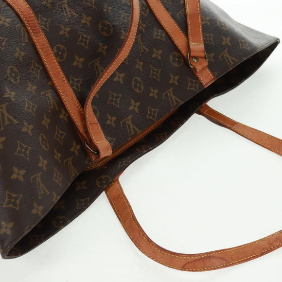 LOUIS VUITTON Monogram Sac Shopping Tote Bag M51108 LV Auth 158137