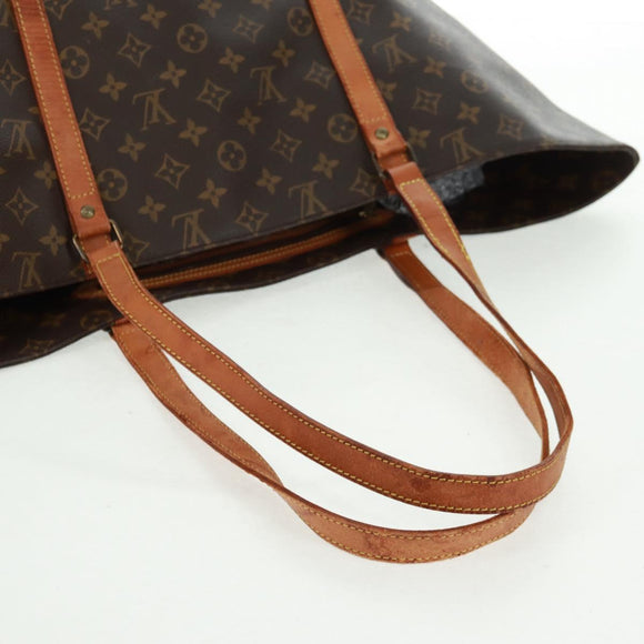 LOUIS VUITTON Monogram Sac Shopping Tote Bag M51108 LV Auth 158137