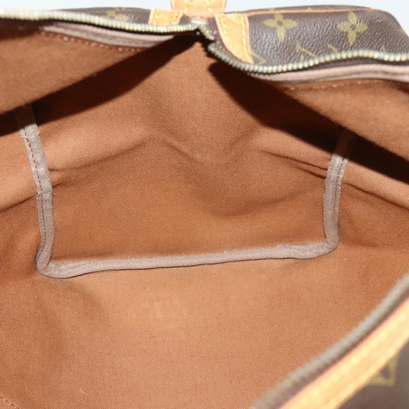 LOUIS VUITTON Monogram Sac Souple 45 Boston Bag M41624 LV Auth 158145