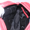 Salvatore Ferragamo Vala Shoulder Bag Leather Red Gold Auth 158148-19