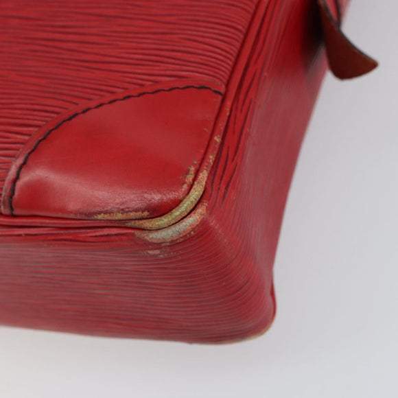LOUIS VUITTON Epi Porte Documents Voyage Business Bag Red M54477 LV Auth 158150