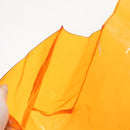 HERMES Vinyl Kelly Hand Bag Vinyl Orange Auth 158157-17