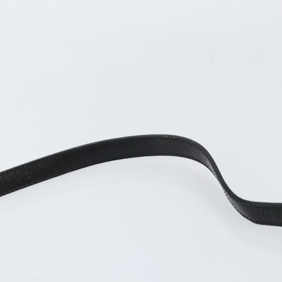 BALLY Hand Bag Leather 2way Black Gold Auth 158161